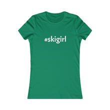 #skigirl Slogan Women's Favorite Tee