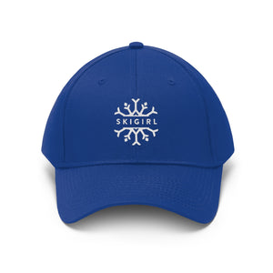 Skigirl Twill Hat - White Logo