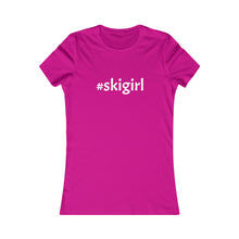 #skigirl Slogan Women's Favorite Tee