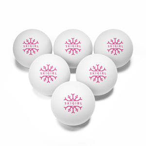 Skigirl Ping Pong Balls, 6 pcs