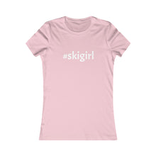 #skigirl Slogan Women's Favorite Tee