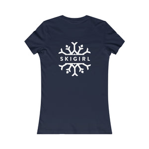 #skigirl Slogan Women's Favorite Tee