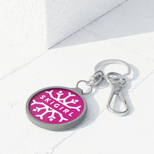 Skigirl Keyring  & Tag