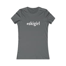 #skigirl Slogan Women's Favorite Tee