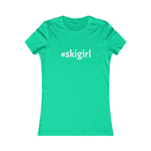 #skigirl Slogan Women's Favorite Tee