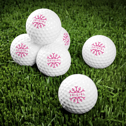 Skigirl - Golfgirl Golf Balls, 6pcs