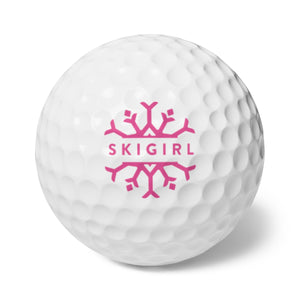 Skigirl - Golfgirl Golf Balls, 6pcs