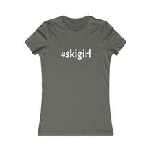 #skigirl Slogan Women's Favorite Tee