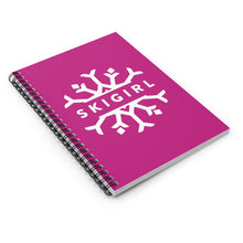 Skigirl Spiral Notebook - Ruled Line