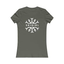 #skigirl Slogan Women's Favorite Tee