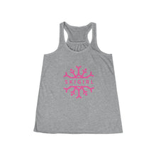 Skigirl Women's Flowy Yoga Tank - Pink Logo