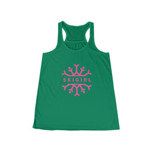 Skigirl Women's Flowy Yoga Tank - Pink Logo