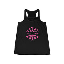 Skigirl Women's Flowy Yoga Tank - Pink Logo