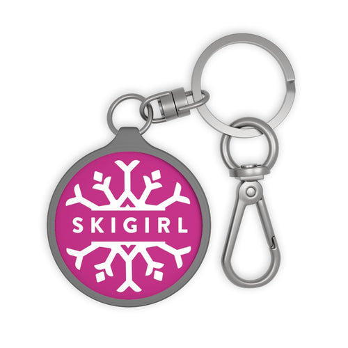 Skigirl Keyring  & Tag