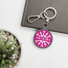 Skigirl Keyring  & Tag