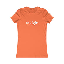 #skigirl Slogan Women's Favorite Tee