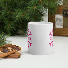 Skigirl White Glossy Mug