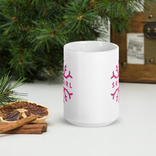 Skigirl White Glossy Mug